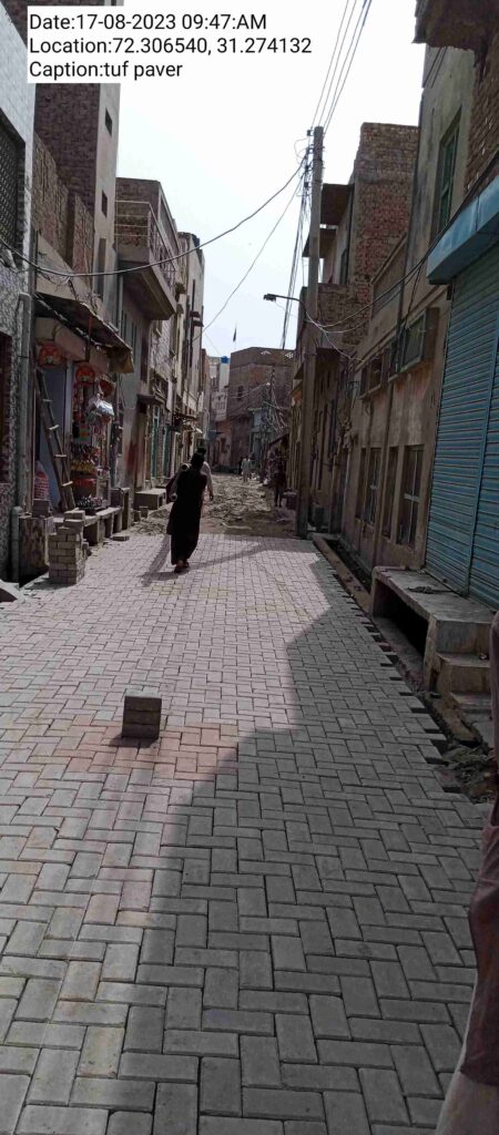 TUFF PAVERS IN STREETS OF MC JHANG